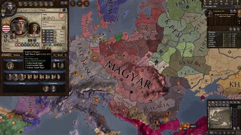 Apr 15, 2021 · succession is the distribution of a ruler's titles upon their death based on succession and gender laws of each title. Isn't the Magyar Kingdom supposed to be destroyed after the formation of Hungary? : CrusaderKings