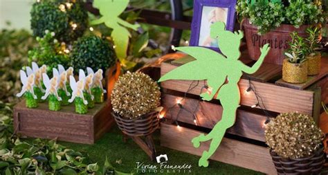 You can make another decoration related to the snowflake. Kara's Party Ideas Tinkerbell Fairy Garden Birthday Party ...