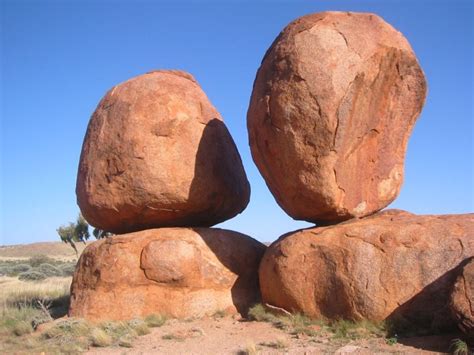 Natural Creations Devils Marbles Have A Visit In The Stone Age