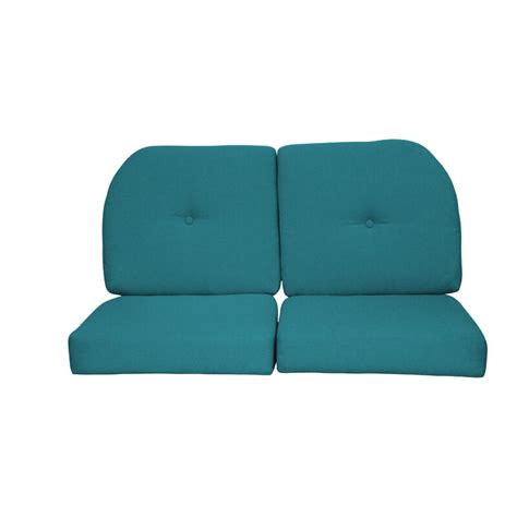 Outdoor polyester bench cushion loveseat seat cushions for chairs. Red Barrel Studio® Wicker Indoor/Outdoor Sunbrella ...
