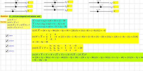 Vector double & Triple product – GeoGebra