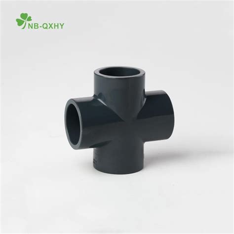 din pn16 plastic upvc pvc pipe fittings 4 way pipe connector cross tee joint china cross and