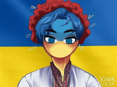 Countryhumans Ukraine Cute Drawings Anime Country Women