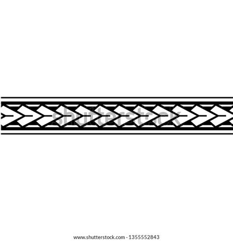 Polynesian Tribal Tattoo Designs Polynesian Armband Vector Có Sẵn