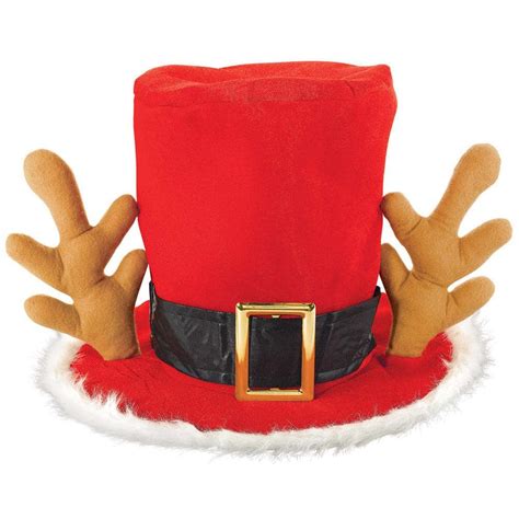 Amscan 11 In X 17 In Mad Hatter Christmas Top Hat 396578 The Home Depot