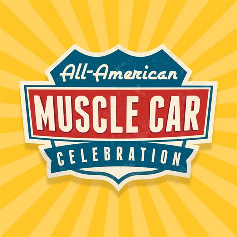 All American Muscle Car Celebration Event Logo Thomas Scott Layman
