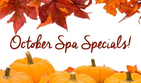 October Spa Special Heading 2017 Spa Escape
