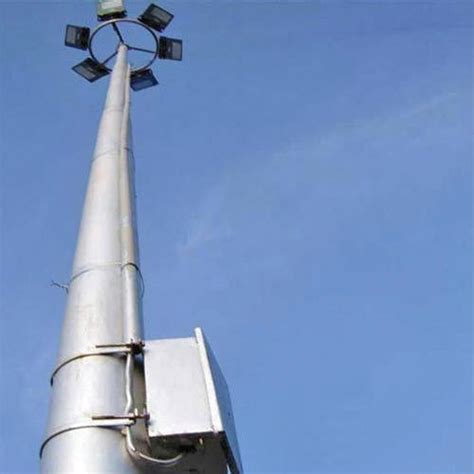 3m 15m Mild Steel High Mast Lighting Pole Rs 55 Kilogram