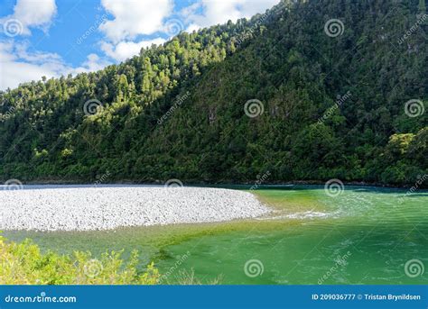 The Lower Buller Gorge In The West Coast Region Of New Zealand Stock