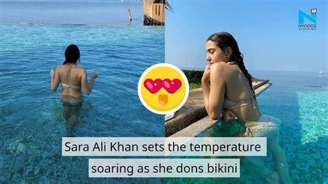 Sara Ali Khan Sets The Temperature Soaring As She Dons Bikini Video