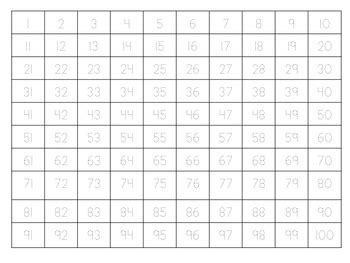Traceable 100s Chart by H Mustafa | Teachers Pay Teachers