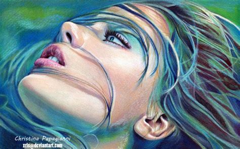 As we age, our skin changes. 17 Mind Blowing and Hyper-Realistic Color Pencil Drawings by Christina Papagianni | Templates ...