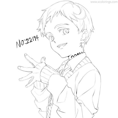 The Promised Neverland Coloring Pages Emma The Girl