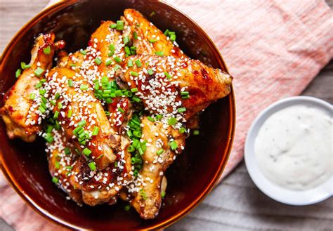 Maybe you would like to learn more about one of these? Sticky Chicken Wings with Chili Garlic Sauce - Macheesmo ...