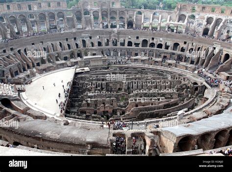 Opening Of The 4th And 5th Levels Of The Colosseum In Rome Italy