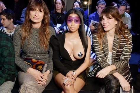 Nicki Minaj Topless Pasties At Haider Ackermann Fashion Show 3 3 2017