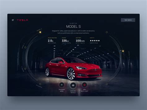 Tesla Design Studio Reimagined By Darek Berendt For Netguru On Dribbble