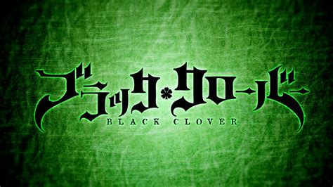 Black Clover Logo Wallpapers Top Free Black Clover Logo Backgrounds
