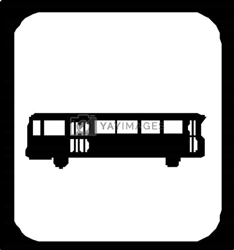 Vector City Bus Silhouette By Yurka Vectors And Illustrations With
