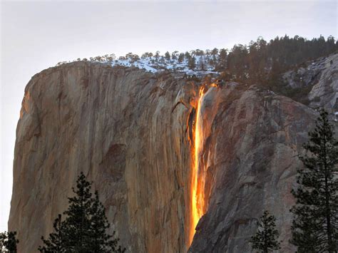 Hd Wallpapers Horsetail Falls Yosemite National Park