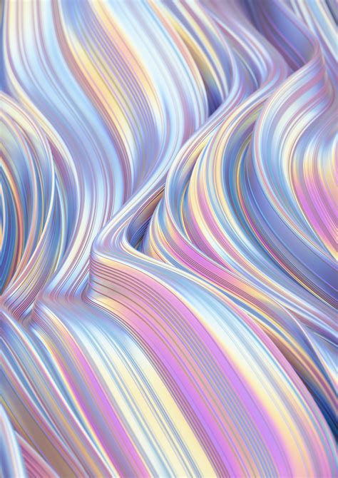 Danny Ivan 3d Designer Art Director Pastels Light Waves Cute