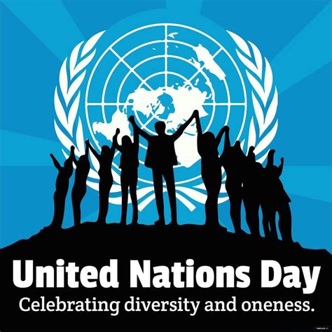 United Nations Day Flyer Vector In Illustrator Svg Psd Png  Eps
