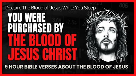 Declare The Blood Of Jesus All Night Long Bible Verses About The Blood