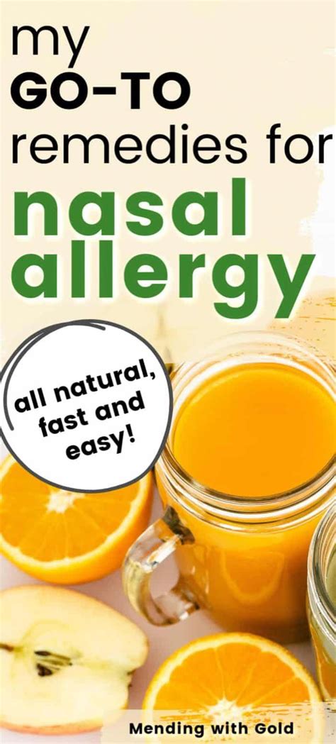 Easy And Fast Nose Allergy Remedies To Try At Home In 2020 Nasal Allergies Allergy Remedies