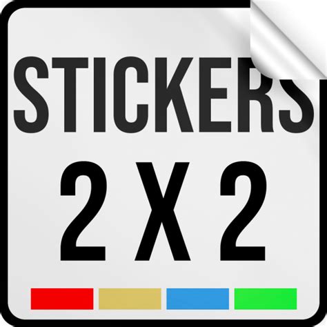 Stickers De 2x2 Centimetros Stickers Print Sticker Personalizados