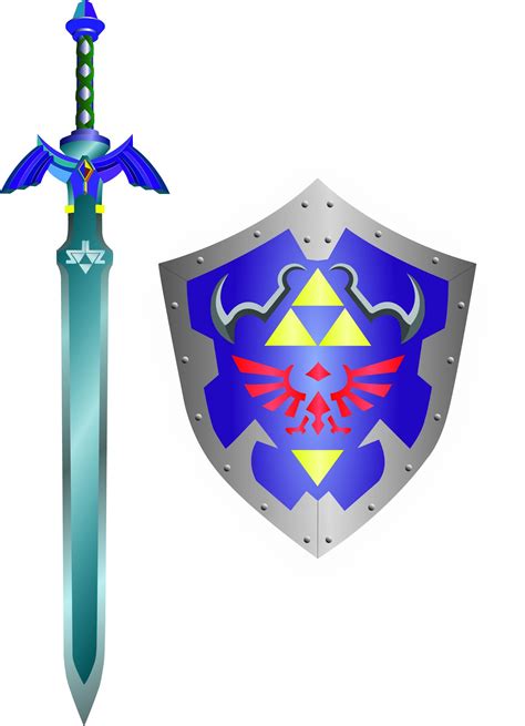 I Made A Master Sword And Hylian Shield Illustration Today Rzelda