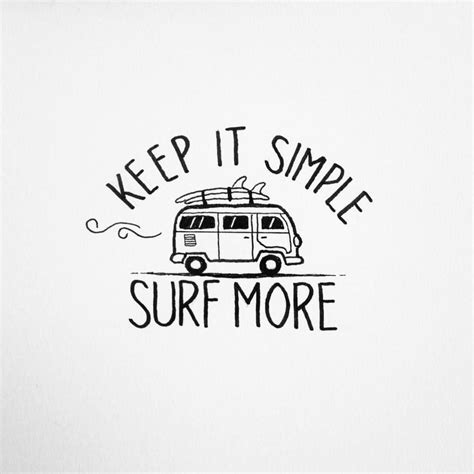 Keep It Simple Surf More Best Cv Template Modern Resume Template