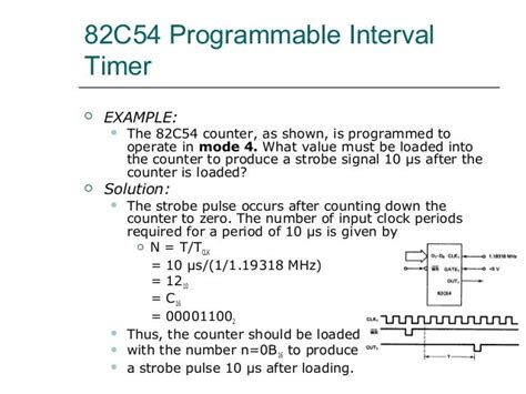 Programmable Interval Timer 8254