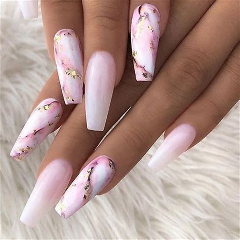 Stunning Marble Acrylic Nails Art Designs Page Tiger Feng