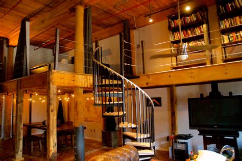 Manufactures industrial spiral stairs which can be used for interior or exterior use. Loft addition with spiral staircase - Industrial ...