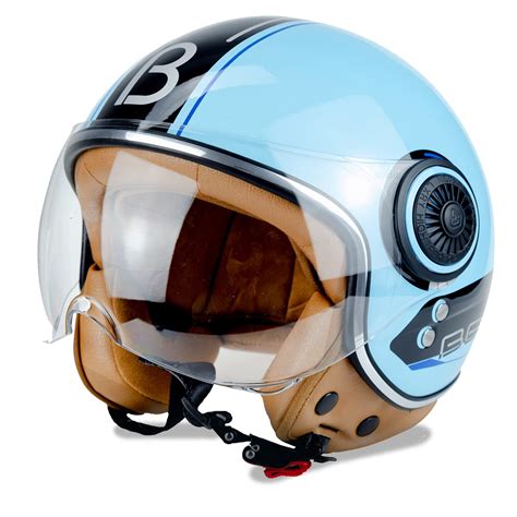 Buy Open Face Motorcycle Helmet Retro 34 Open Face Helmet With Sun
