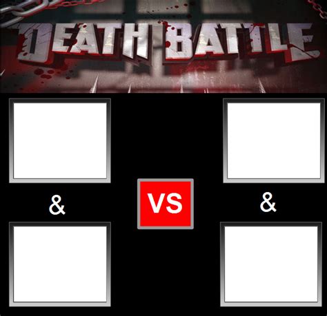 Death Battle 2 Vs 2 Blank Template Imgflip
