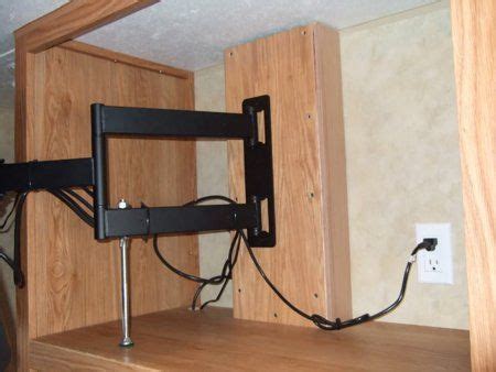 Installing a tv in an existing tv box. RV TV Mount Installation Ideas and Resources - RV Mods ...