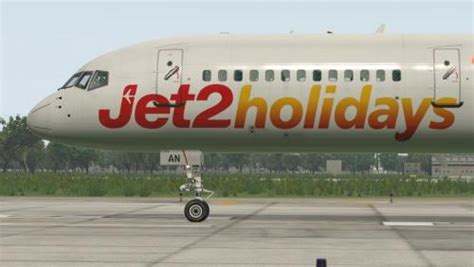 The jet2 holidays livery is used on some of their 737s and 757s whilst the rest is painted with the standard jet2 livery. FlightFactor 757 V2 Jet2 Fleet Pack - Aircraft Skins - Liveries - X-Plane.Org Forum