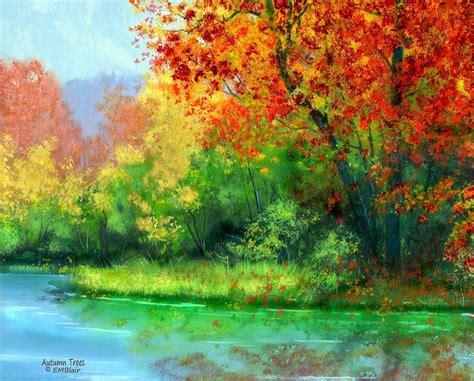 1000 Images About Fall Tree Watercolor Paintings On Pinterest