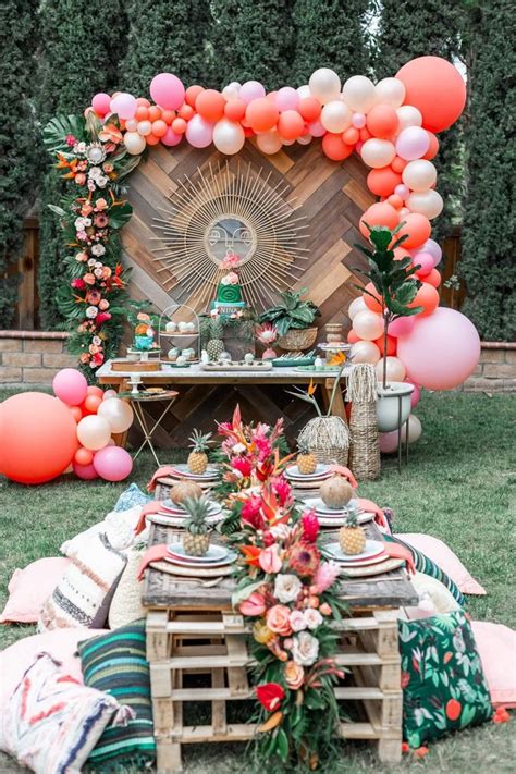 Island theme | Moana birthday party, 16th birthday party, First