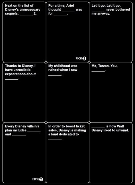 7:00 am to 11:00 pm eastern time. Disney Cards Against Humanity May Be Coming Out Soon, And ...