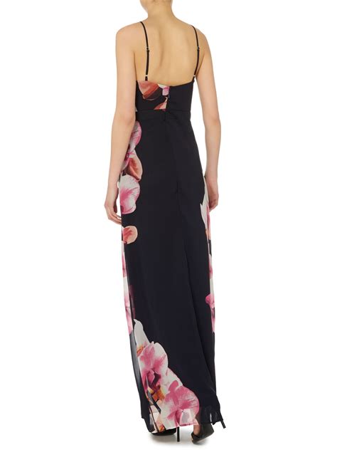 Lipsy Cami Top Floral Maxi Dress In Pink Lyst