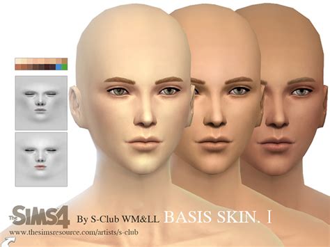 Wmll Sims 4 Bassis Skintones I By S Club At Tsr Sims 4