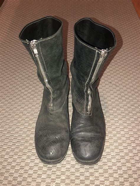 A1923 Front Zip Boots Grailed