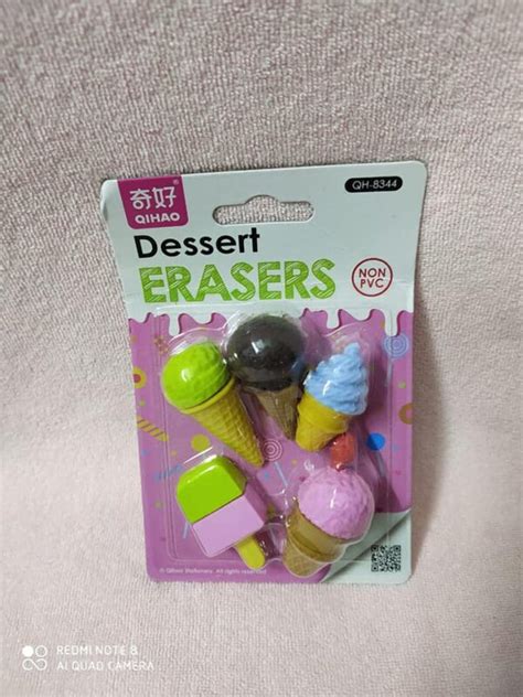 Kids Fancy Eraser Set Qihao Brand Kids Birthday Return Ts