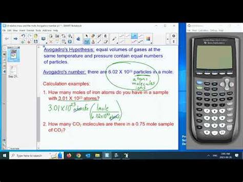 Chemistry L Relative Mass And The Mole Avogadros Number Youtube