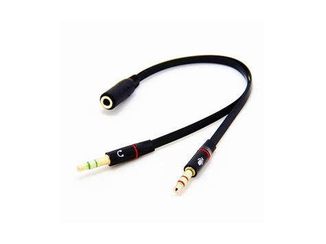 35mm 4 Position Trrs Female To 2 3 Pole Male Gold Plated Headphone Mic