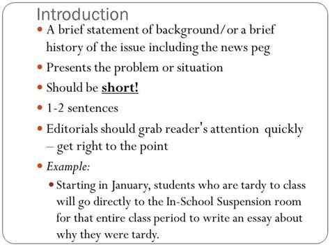 writing an editorial introduction essay persuasive essays editorial writing