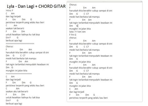 41 Download Kumpulan Chord Lagu Indonesia Termudah Dan Paling Mudah