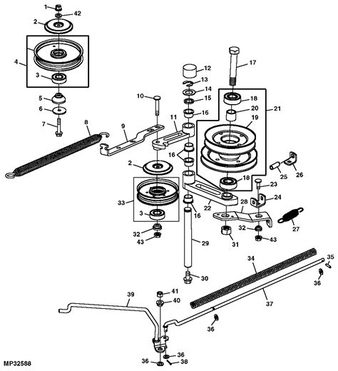 John Deere 345 Mower Deck Parts Diagram Diagram For You